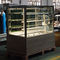 Square Refrigerated Bakery Display Case Glass Front Showcase For Cold Deli