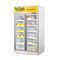 Electric Upright Glass Door Freezer R290 With Vertical LED